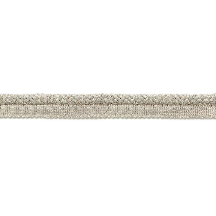 Henri Braided Lipcord Greige 65521 by Schumacher Trim Au Naturel - Fabric Carolina -