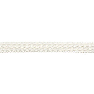 Bertrand Linen Braid Blanc 65530 by Schumacher Trim