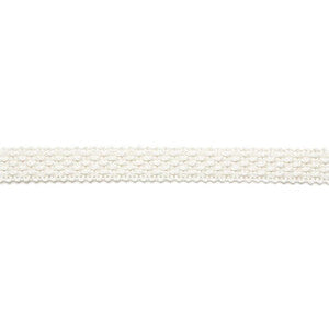 Bertrand Linen Braid Blanc 65530 by Schumacher Trim