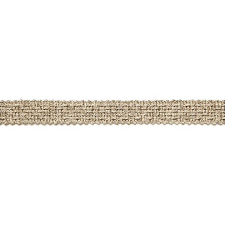 Bertrand Linen Braid String 65531 by Schumacher Designer Trim Au Naturel - Swanky Fabrics -