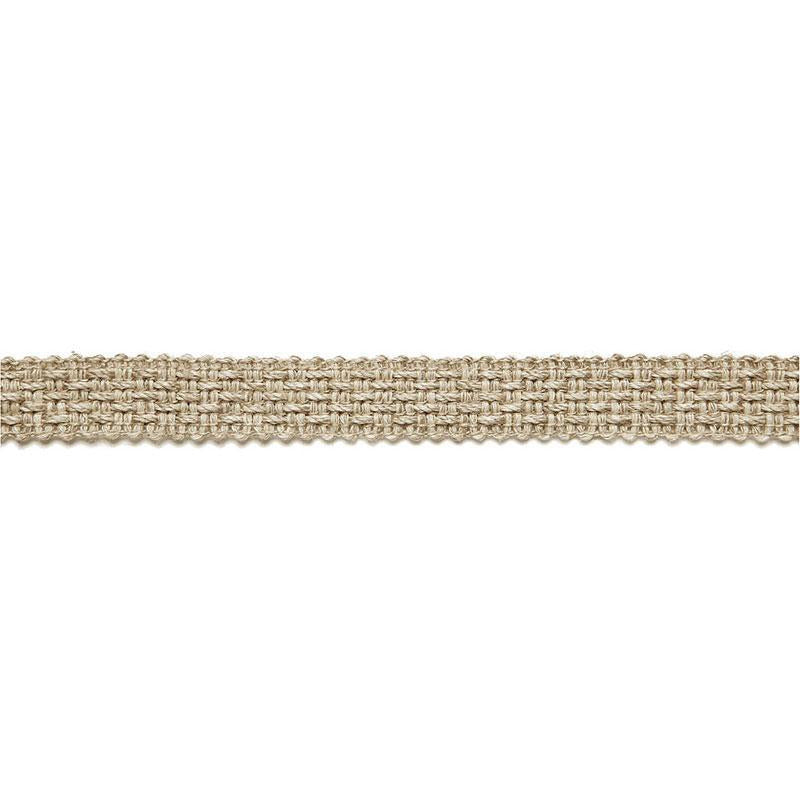 Bertrand Linen Braid String 65531 by Schumacher Trim Au Naturel - Fabric Carolina -