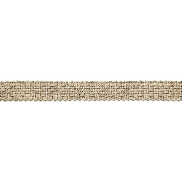 Bertrand Linen Braid String 65531 by Schumacher Trim Au Naturel - Fabric Carolina -