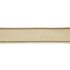 Rene Linen Tape Greige 65570 by Schumacher Trim