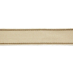 Rene Linen Tape Greige 65570 by Schumacher Trim