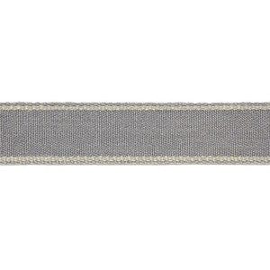 Rene Linen Tape Zinc 65571 by Schumacher Trim
