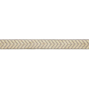 Francoise Linen Braid Greige 65581 by Schumacher Trim