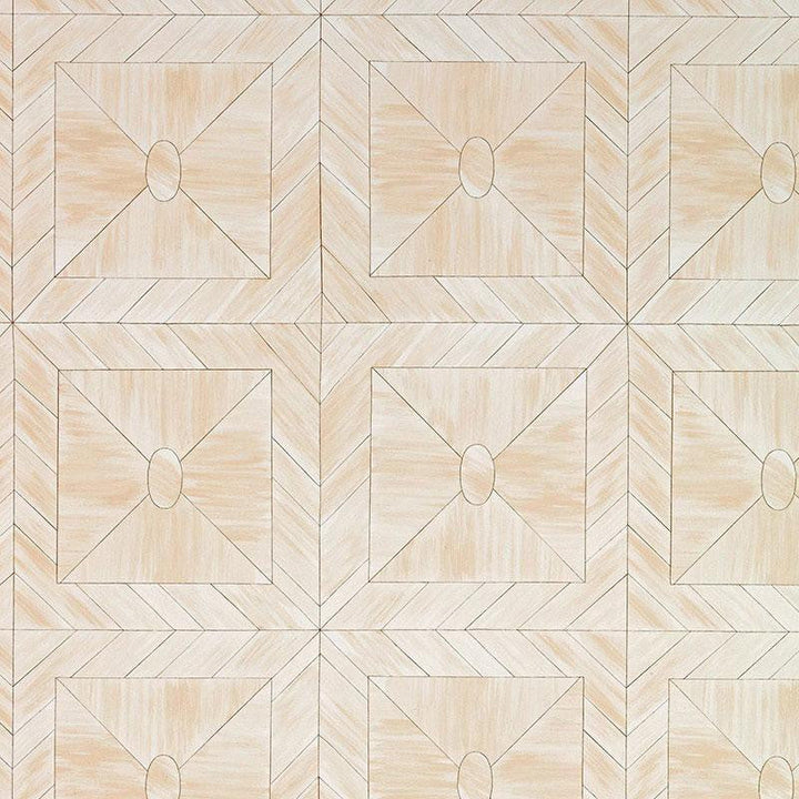 Bone Frame Natural 5007730 by Schumacher Designer Wallpaper Celerie Kemble Iii 13.5" - Swanky Fabrics -