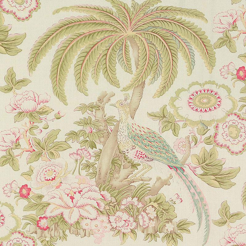 Thicket Bright Bloom 175941 by Schumacher Designer Fabric Celerie Kemble 26.38" - Swanky Fabrics -