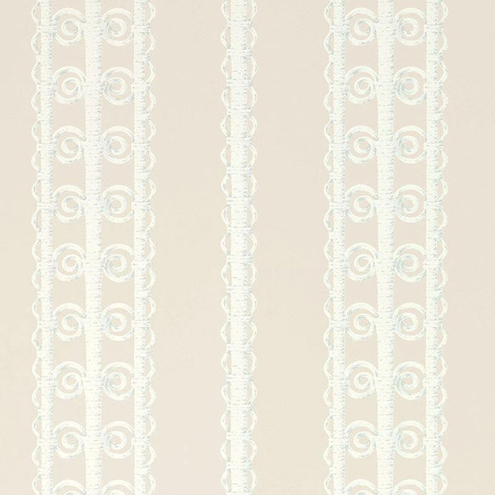Wicker Stripe Reed 5007720 by Schumacher Designer Wallpaper Celerie Kemble 13.5" - Swanky Fabrics -