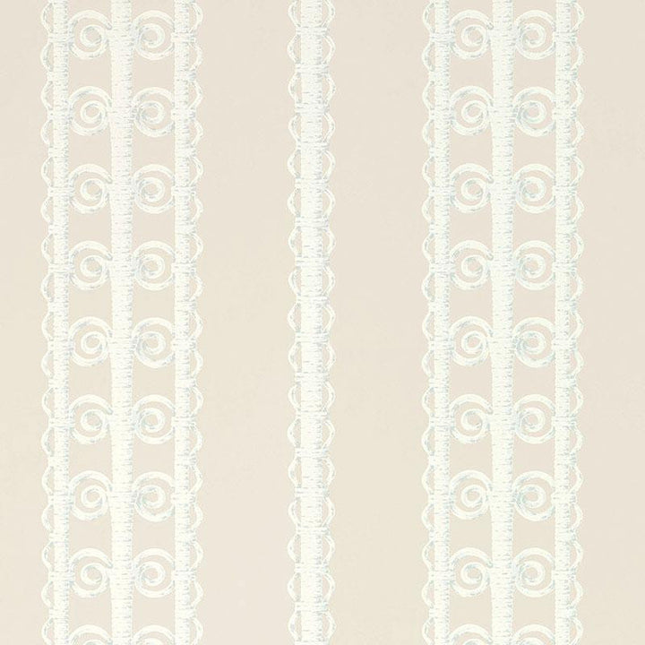 Wicker Stripe Reed 5007720 by Schumacher Wallpaper Celerie Kemble 13.5" - Fabric Carolina -