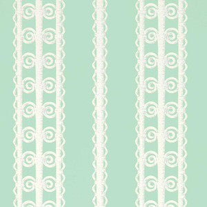 Wicker Stripe Lovely Day 5007723 by Schumacher Wallpaper