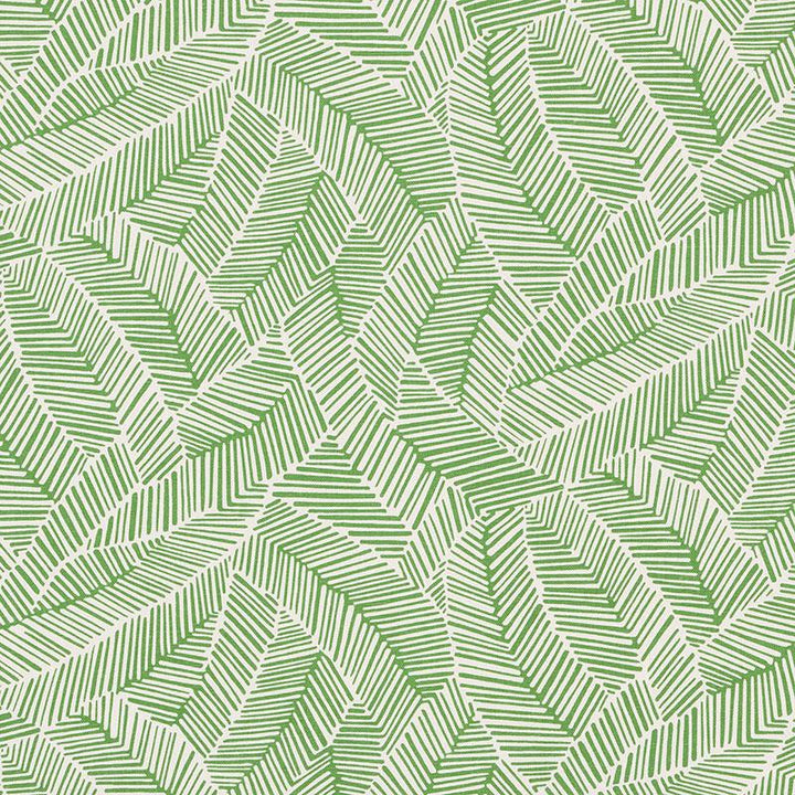 Abstract Leaf Leaf 176221 by Schumacher Fabric Good Vibrations 27.0" - Fabric Carolina -