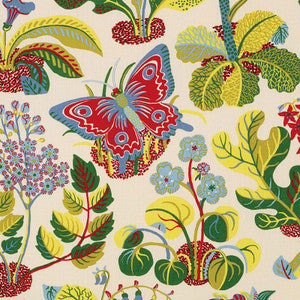 Exotic Butterfly Multi 176181 by Schumacher Fabric