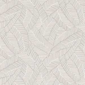 Abstract Leaf Dove 5007531 by Schumacher Wallpaper