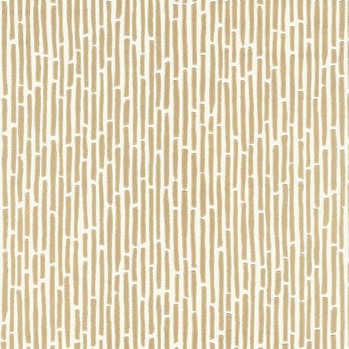 Bamboo Gold 5007521 by Schumacher Wallpaper Drawn From Nature 20.5" - Fabric Carolina -