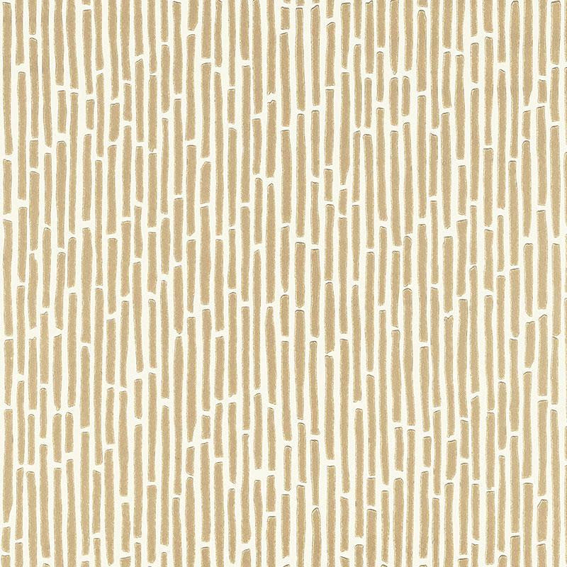 Bamboo Gold 5007521 by Schumacher Designer Wallpaper Drawn From Nature 20.5" - Swanky Fabrics -