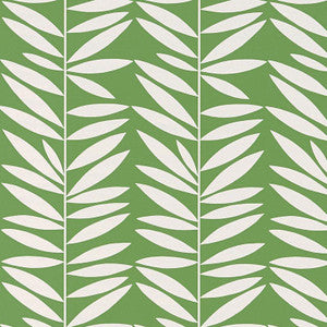 Leaf Stripe Leaf 5007511 by Schumacher Wallpaper