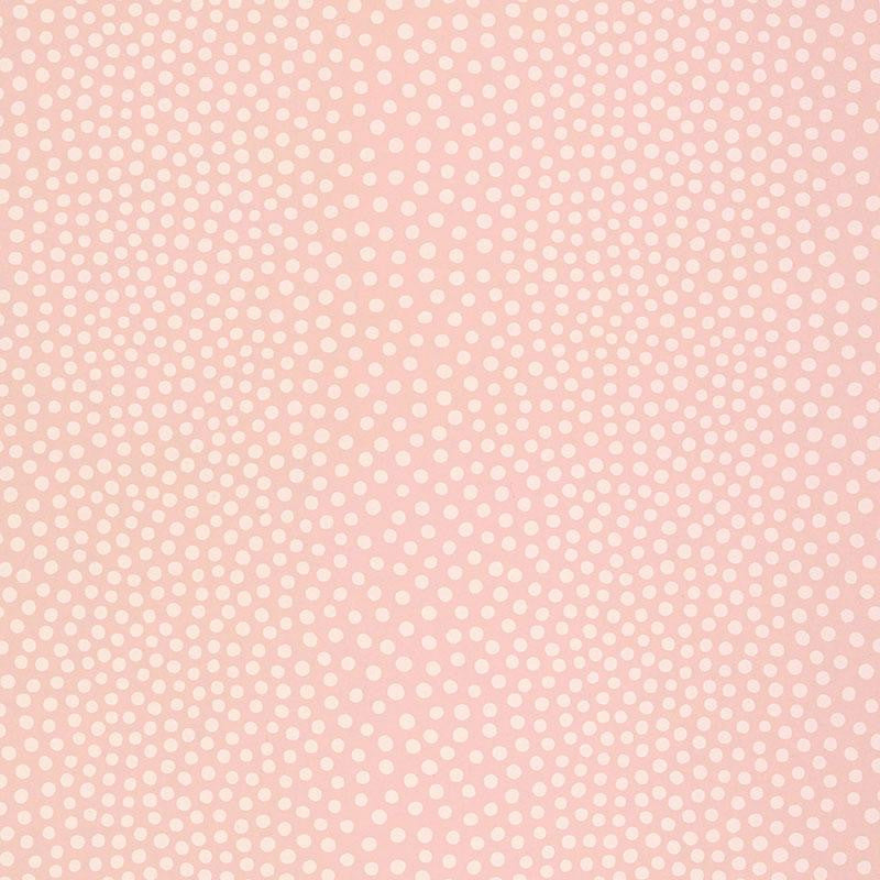 Raindots Washed Pink 5007500 by Schumacher Designer Wallpaper Drawn From Nature 9.0" - Swanky Fabrics -