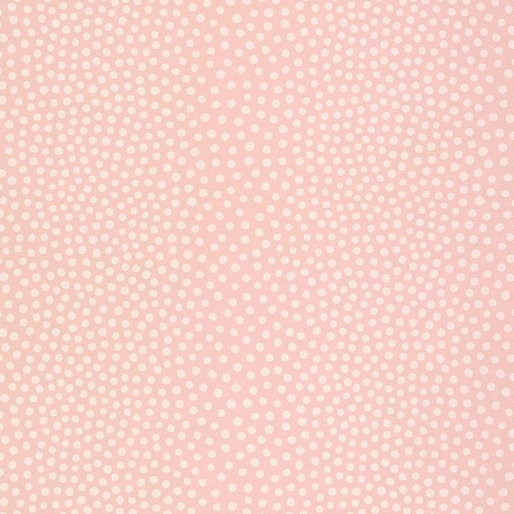 Raindots Washed Pink 5007500 by Schumacher Designer Wallpaper Drawn From Nature 9.0" - Swanky Fabrics -