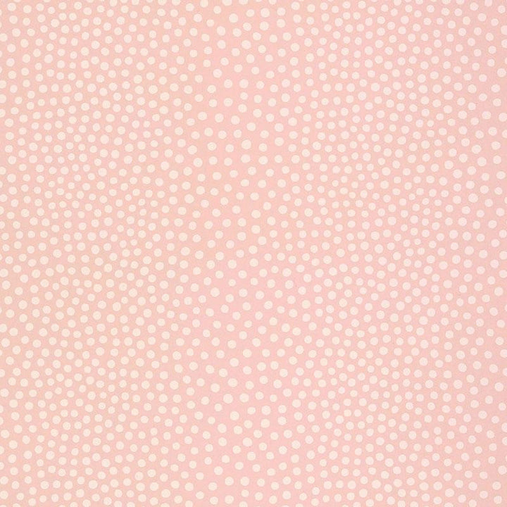 Raindots Washed Pink 5007500 by Schumacher Wallpaper Drawn From Nature 9.0" - Fabric Carolina -