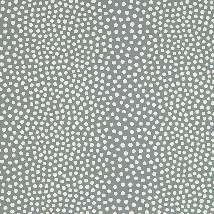 Raindots Fog 5007501 by Schumacher Designer Wallpaper Drawn From Nature 9.0" - Swanky Fabrics -