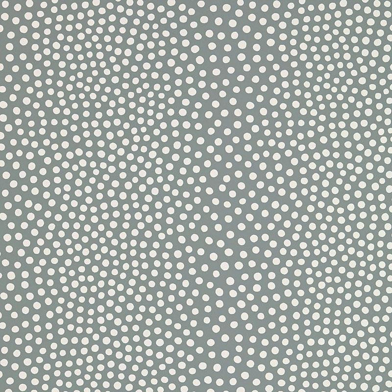 Raindots Fog 5007501 by Schumacher Wallpaper Drawn From Nature 9.0" - Fabric Carolina -