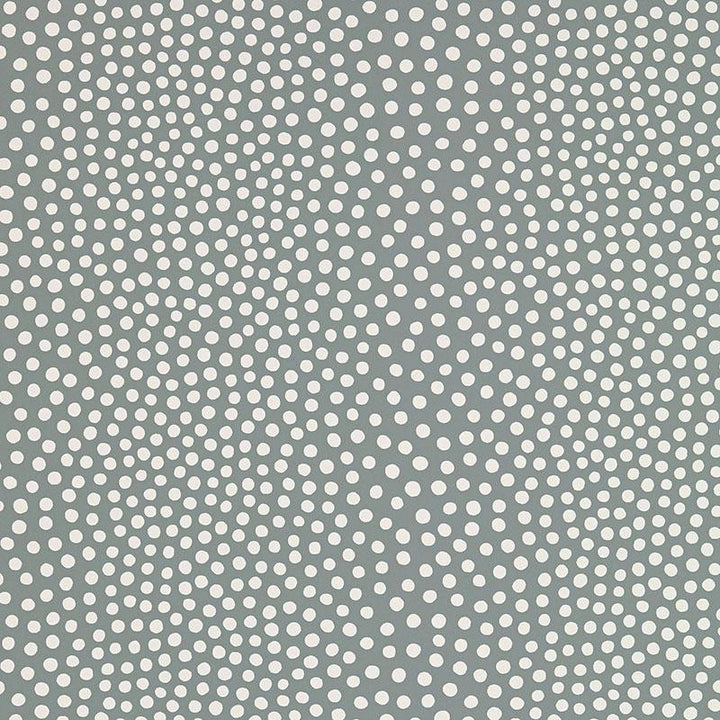 Raindots Fog 5007501 by Schumacher Wallpaper Drawn From Nature 9.0" - Fabric Carolina -