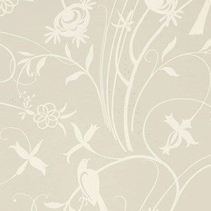 Sky Meadow Linen 5007620 by Schumacher Wallpaper