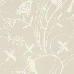 Sky Meadow Linen 5007620 by Schumacher Wallpaper