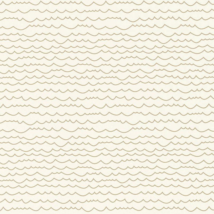 Waves Sand 5007460 by Schumacher Wallpaper Drawn From Nature 27.0" - Fabric Carolina -