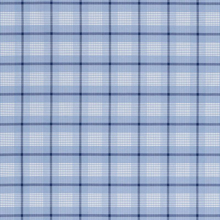 St. Lucia Plaid Cornflower 68021 by Schumacher Fabric Calypso 3.38" - Fabric Carolina -