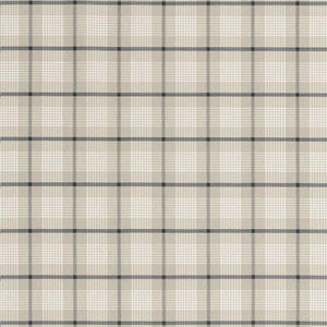 St. Lucia Plaid Stone 68022 by Schumacher Fabric