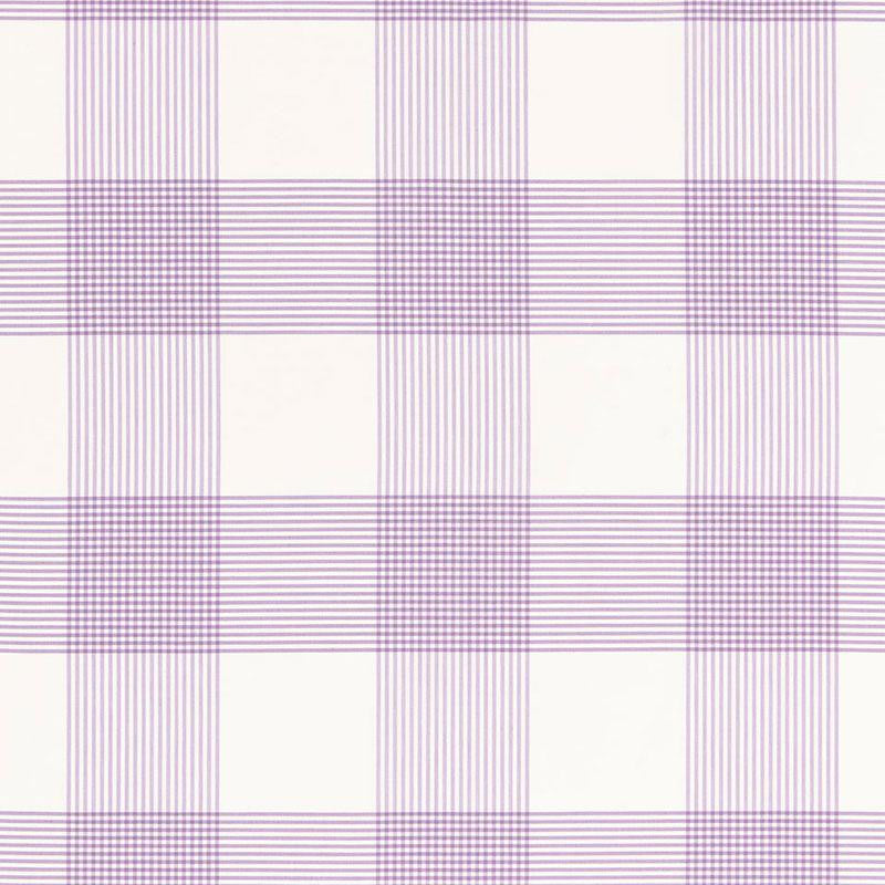 Antigua Plaid Lavender 68030 by Schumacher Designer Fabric Calypso 8.88" - Swanky Fabrics -