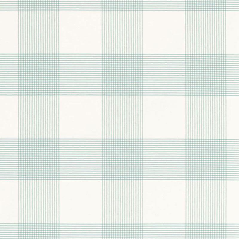 Antigua Plaid Capri 68031 by Schumacher Designer Fabric Calypso 8.88" - Swanky Fabrics -