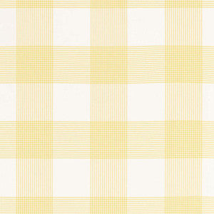 Antigua Plaid Sunflower 68032 by Schumacher Fabric