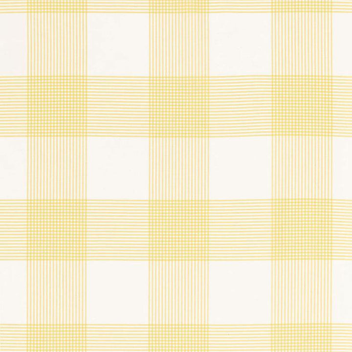 Antigua Plaid Sunflower 68032 by Schumacher Designer Fabric Calypso 8.88" - Swanky Fabrics -