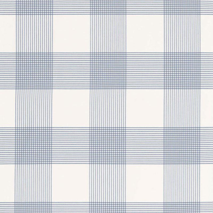 Antigua Plaid Cornflower 68034 by Schumacher Fabric Calypso 8.88" - Fabric Carolina -