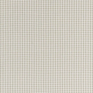 Aruba Check Stone 68043 by Schumacher Fabric