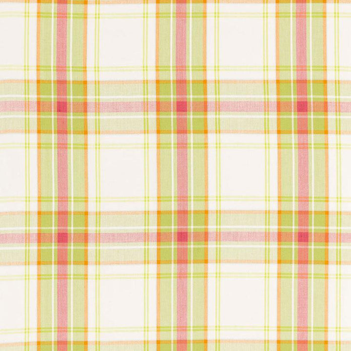 St. Martin Plaid Lime 68070 by Schumacher Fabric Calypso 9.12" - Fabric Carolina -