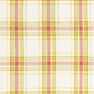 St. Martin Plaid Lime 68070 by Schumacher Fabric