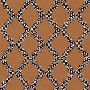 Topi Appliqu Sienna 69991 by Schumacher Fabric