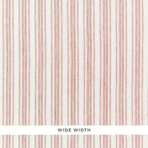 Montallegro Linen Sheer Red 70013 by Schumacher Fabric