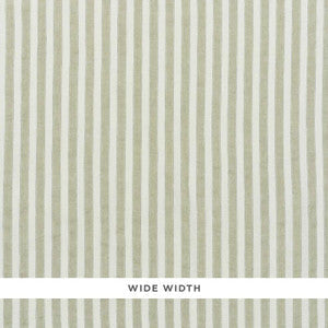 Regatta Linen Stripe Sheer Sage 70034 by Schumacher Fabric