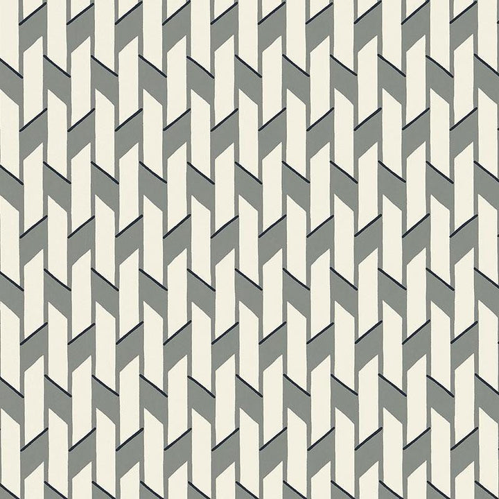 Empire Wolf 5008153 by Schumacher Designer Wallpaper Aunaturel 5.5" - Swanky Fabrics -
