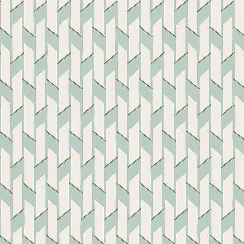 Empire Blue Charm 5008151 by Schumacher Wallpaper Aunaturel 5.5" - Fabric Carolina -