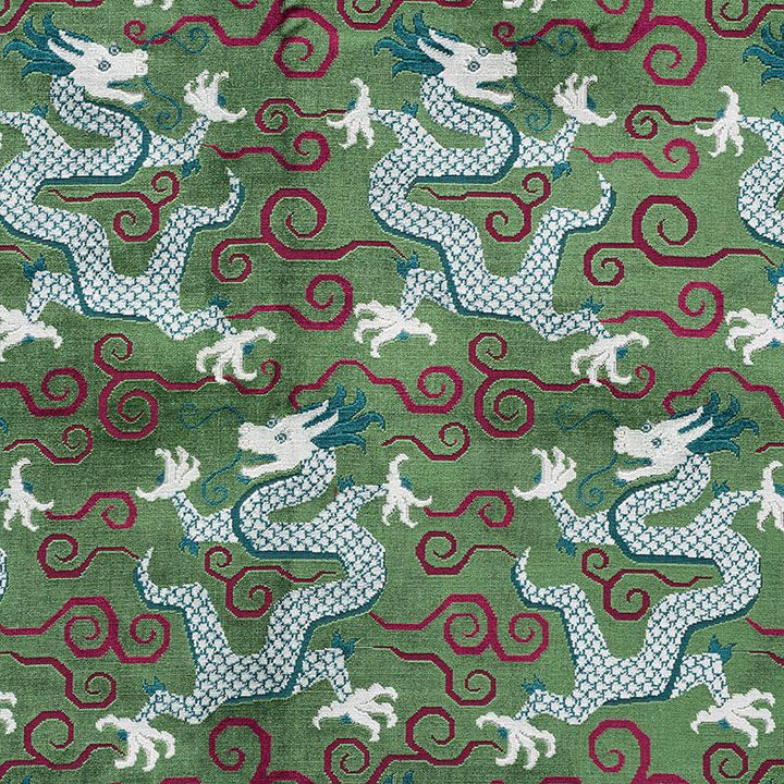 Bixi Velvet Emerald 73971 by Schumacher Fabric Cut & Patterned Velvets 13.62" - Fabric Carolina -