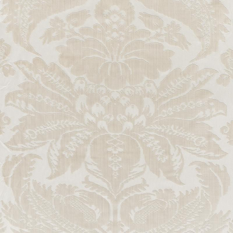 Pavia Silk Velvet Platinum 73981 by Schumacher Fabric Cut & Patterned Velvets 25.5" - Fabric Carolina -
