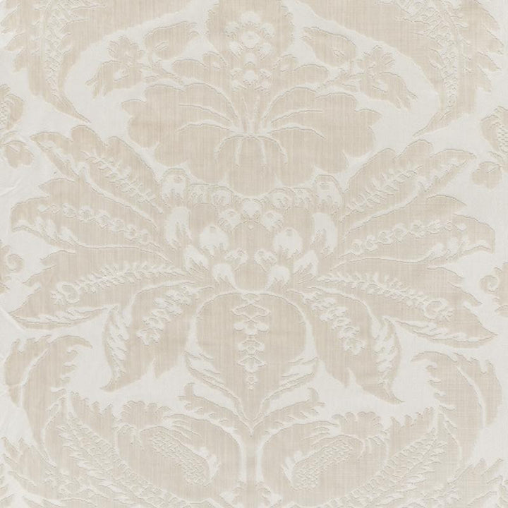 Pavia Silk Velvet Platinum 73981 by Schumacher Fabric Cut & Patterned Velvets 25.5" - Fabric Carolina -