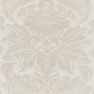 Pavia Silk Velvet Platinum 73981 by Schumacher Fabric