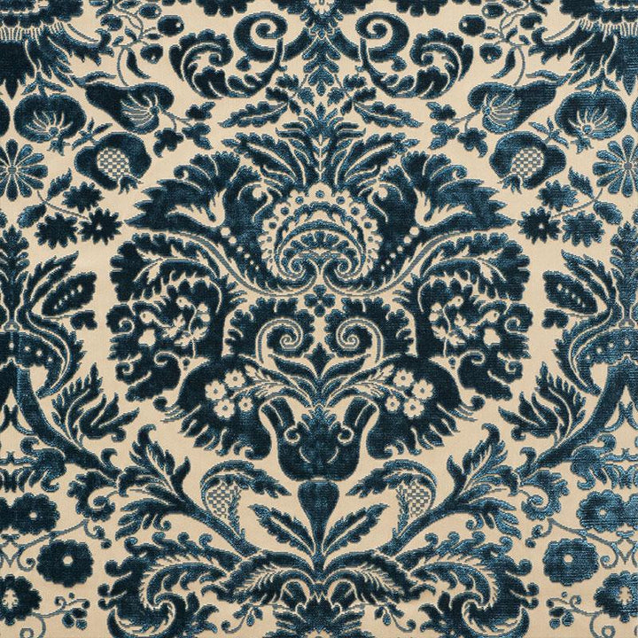 Morimont Velvet Lake 74070 by Schumacher Fabric Cut & Patterned Velvets 27.0" - Fabric Carolina -